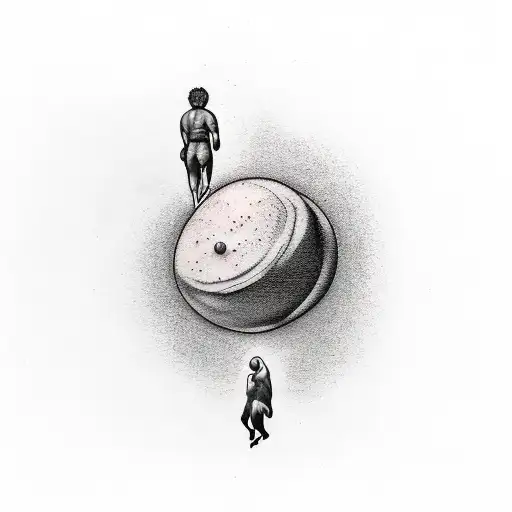 sisyphus tattoo design idea