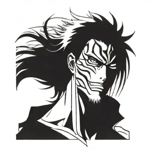 Bleach  anime chad tattoo design idea