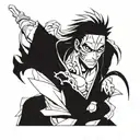Bleach  anime chad tattoo design idea