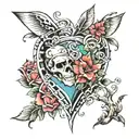 Impossible love tattoo design idea