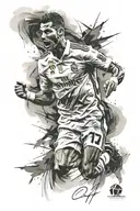 cr7 tattoo design idea