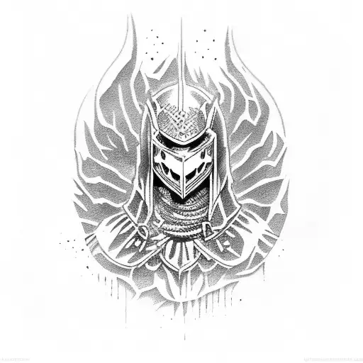 dark souls tattoo design idea