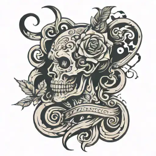 MOB engraved tattoo design idea