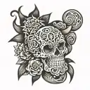 MOB engraved tattoo design idea