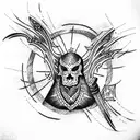 Revenge tattoo design idea