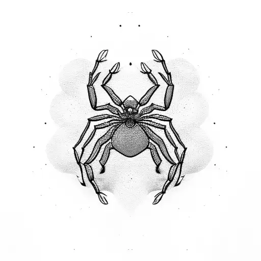 Spider tattoo design idea