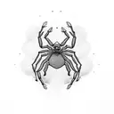 Spider tattoo design idea