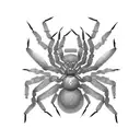 Spider tattoo design idea