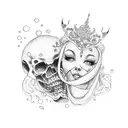wedding anniversary tattoo design idea
