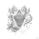 wedding anniversary tattoo design idea