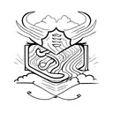 burning cop car tattoo design idea