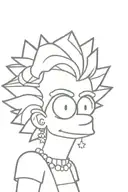 Lisa Simpson tattoo design idea