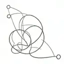 complicated written tattoo design idea