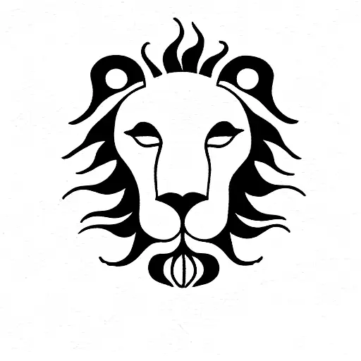 sri Lanka lion tattoo design idea
