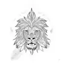 sri Lanka flag lion tattoo design idea