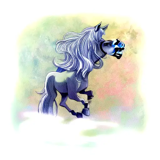 horse tattoo design idea