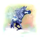 horse tattoo design idea