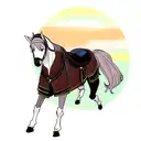 horse tattoo design idea