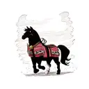 horse tattoo design idea