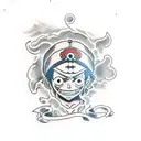 Luffy  tattoo design idea
