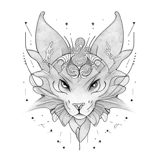 A creative design representing the bond of friendship between two people tattoo design idea