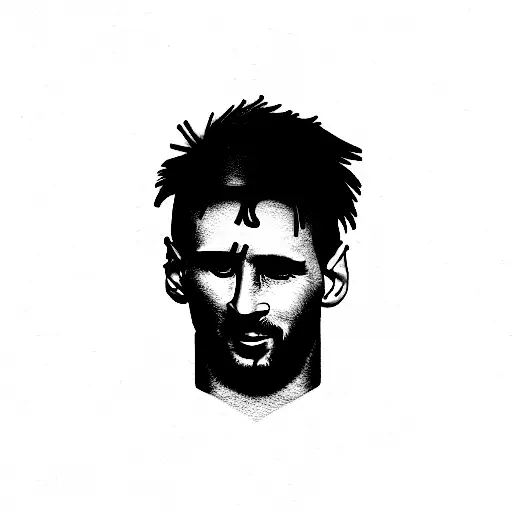 Messi tattoo design idea