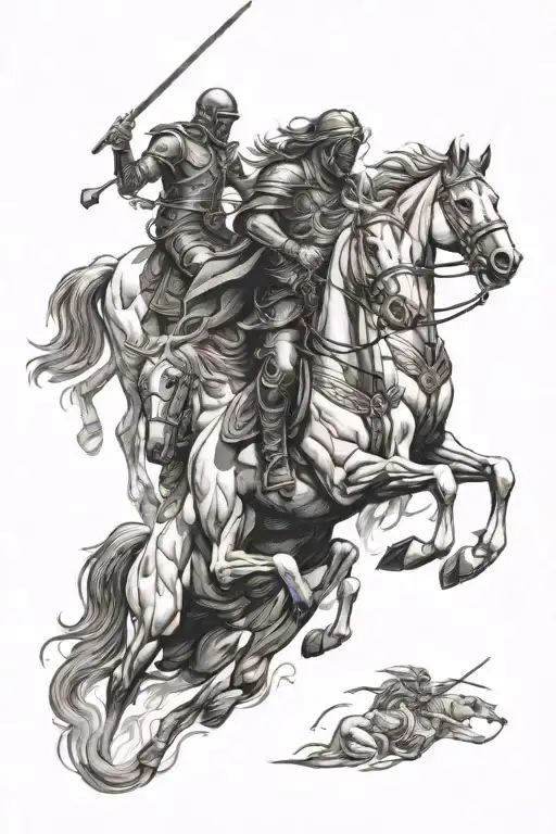 four horsemen tattoo design idea