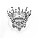 King's Crown tattoo design idea