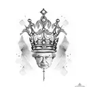 Queen's Crown tattoo design idea