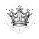 Queen's Crown tattoo design idea