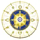 cancer zodiac sign tattoo design idea