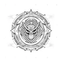 cancer zodiac sign tattoo design idea