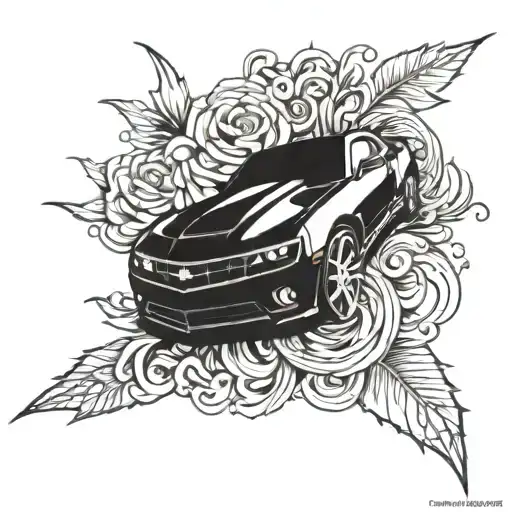 81 camaro tattoo design idea