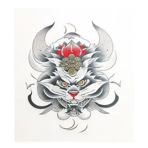 jin jang tattoo design idea