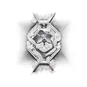 cristos  tattoo design idea