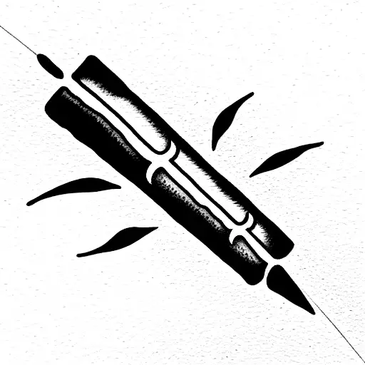 cannon tattoo design idea