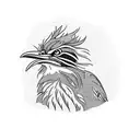 road runner in front of a Joshua tree tattoo design idea