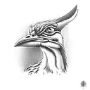 road runner in front of a Joshua tree tattoo design idea