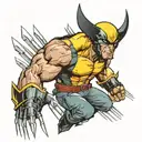 wolverine X men tattoo design idea