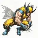 wolverine X men tattoo design idea