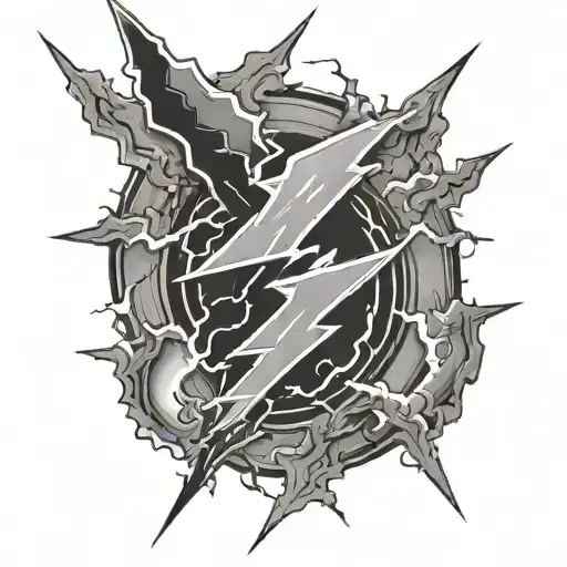 Lightning Bolt tattoo design idea