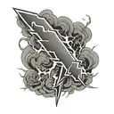 Lightning Bolt tattoo design idea