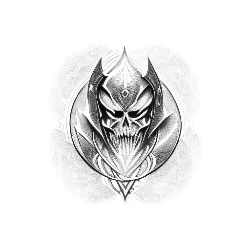 azrael logo tattoo design idea