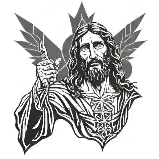 Design tattoos of Jesus Christ tattoo design idea