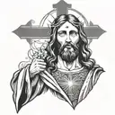 Design tattoos of Jesus Christ tattoo design idea