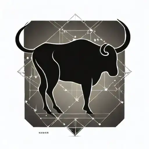 taurus protecting Sagittarius tattoo design idea
