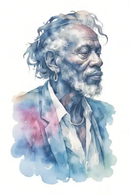 haitian philosopher tattoo design idea