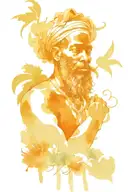 haitian philosopher tattoo design idea