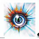 Evil Eye tattoo design idea