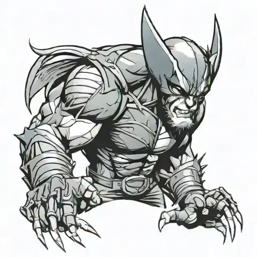 wolverine tattoo design idea